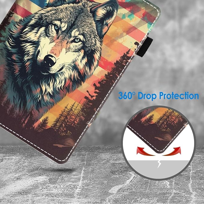 American Flag Wolf