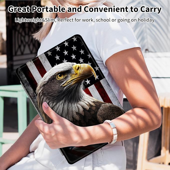 Cute Eagle American Flag