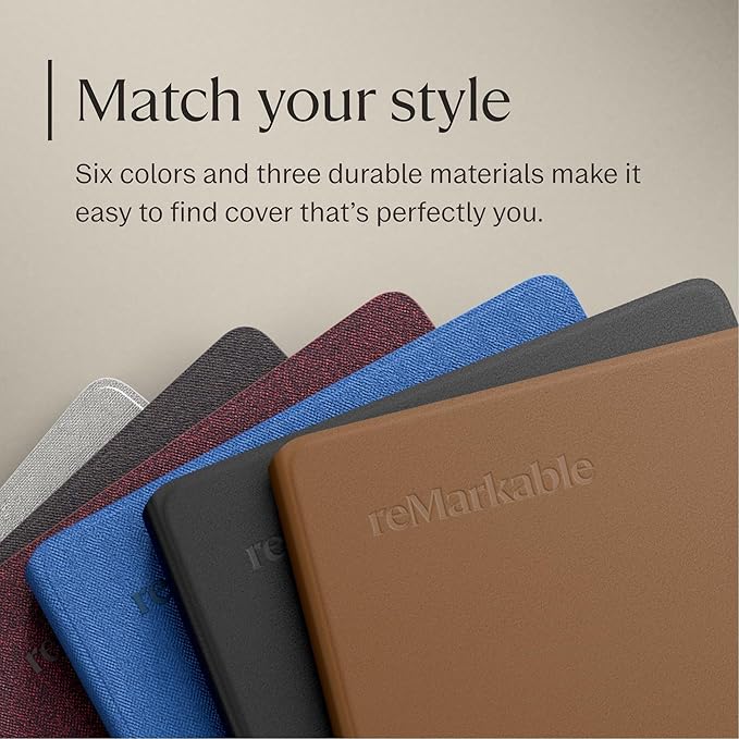reMarkable Paper Pro Move - Cobalt Book Folio | Mosaic Weave Case for Your 7.3'' Paper Tablet