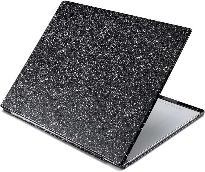CoBak Case for Remarkable 2 Paper Tablet - Lightweight and Hard Back Shell Protective Book Folio Cover with Built-in Pen Holder - for 10.3 2020 Released (Black Glitter)