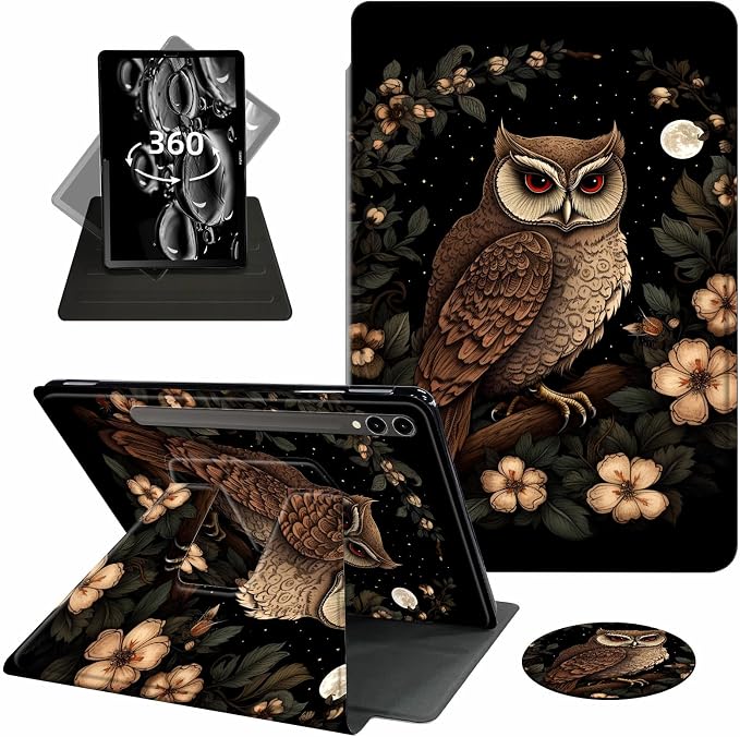 Cartoon Owl Floral