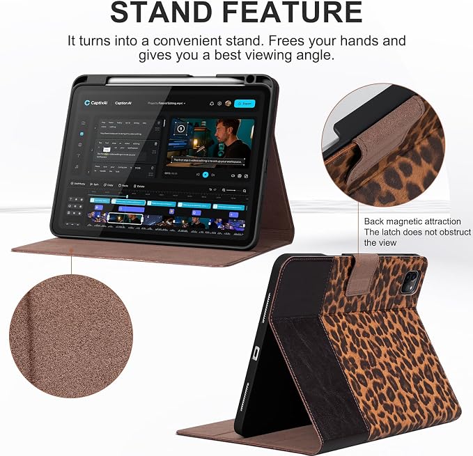 Dark Brown Leopard Print