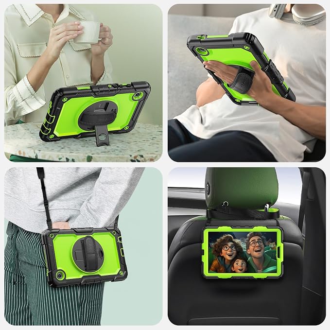 Black/ Green