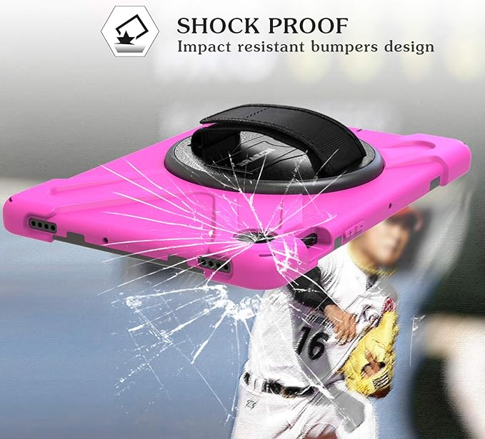 BRAECN for Samsung Galaxy Tab S5e Case 10.5 inch 2019 Heavy Duty Shockproof Case with 360 Rotating Kickstand/Hand Strap&ampShoulder Strap for Galaxy Tab S5e 10.5‘’ Tablet SM-T720/SM-T725