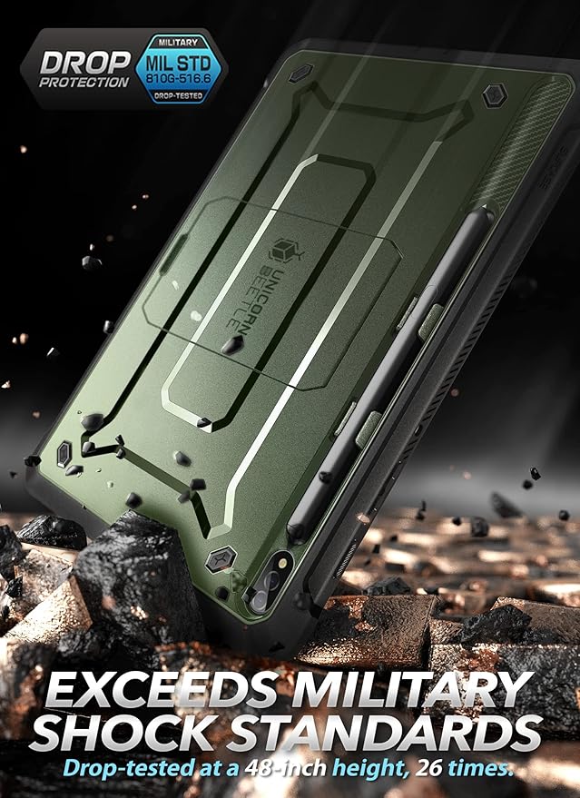 SUPCASE for Samsung Galaxy Tab S7 FE 12.4 inch Case with Stand (Unicorn Beetle Pro) [Built-in Screen Protector &amp SPen Holder] Full-Body Heavy Duty Rugged Tablet Cover for Galaxy Tab S7 FE Guldan