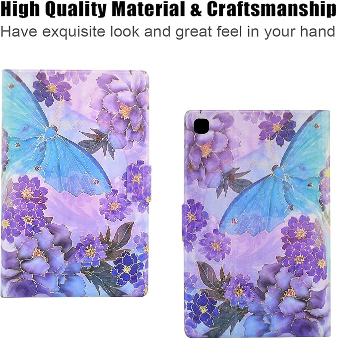 060# Purple Flower Butterfly