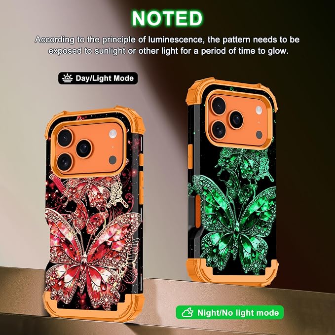 Glow in the Dark Bright Orange