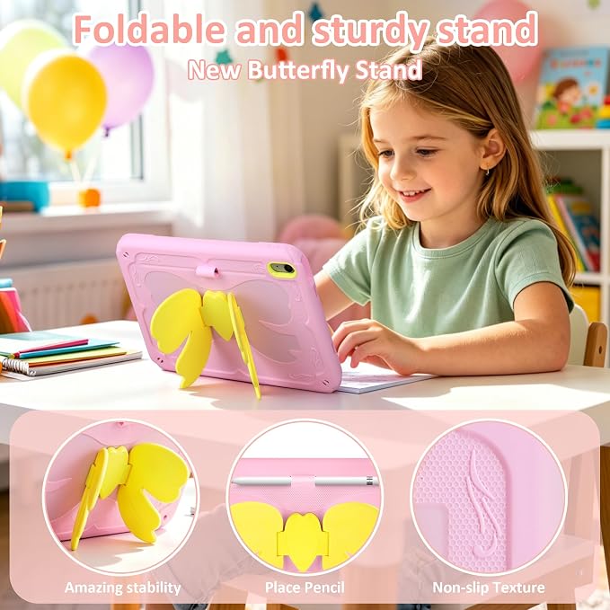 Pink Yellow- Butterfly