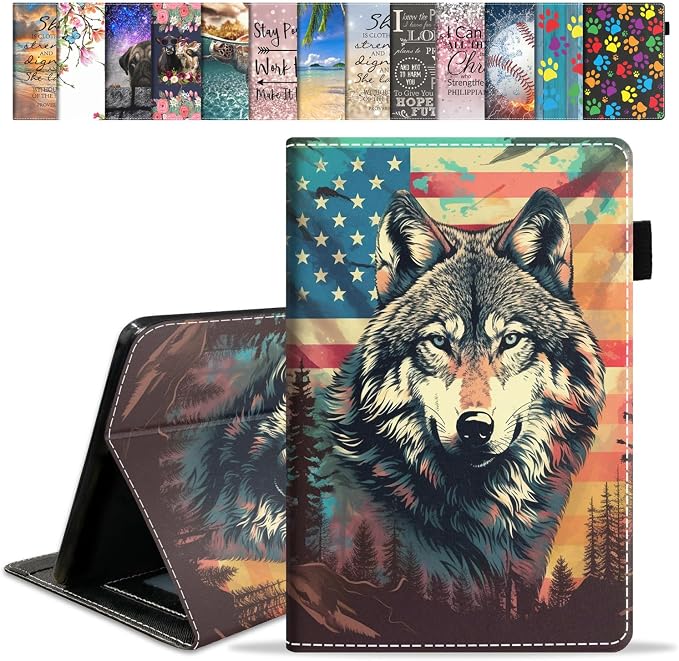American Flag Wolf