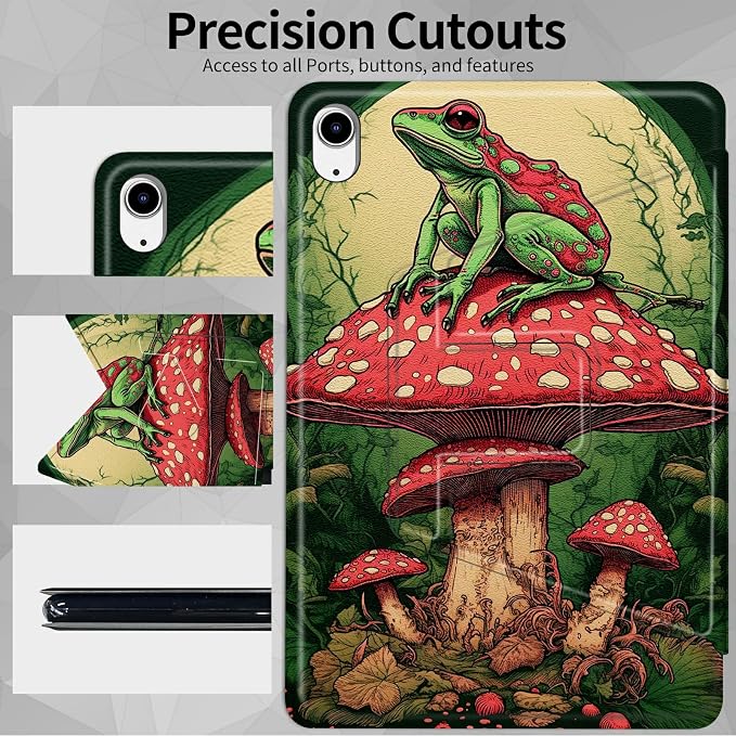 Frog On Mushroom