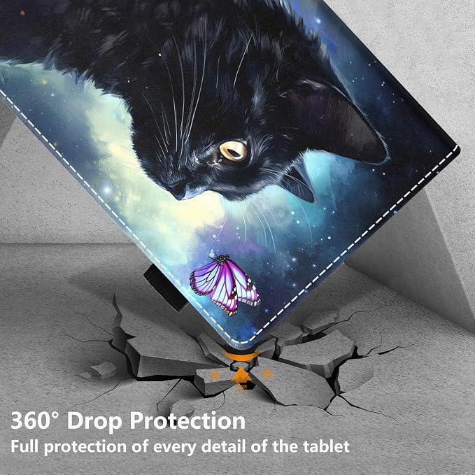 Black Cat and Butterfly