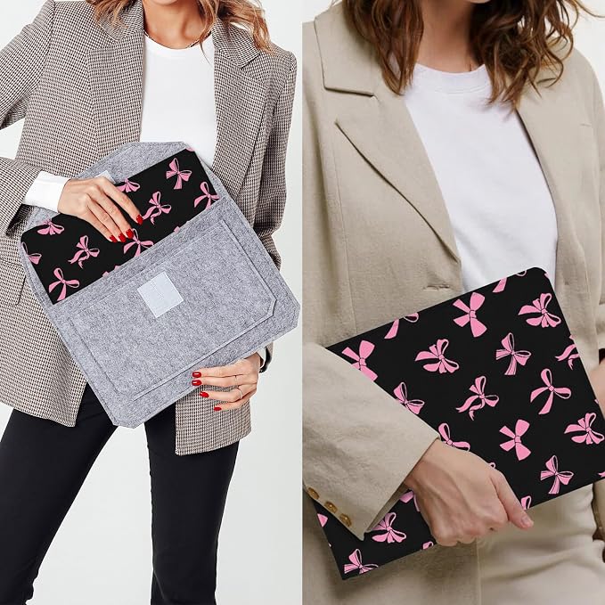 Black - Pink Bow
