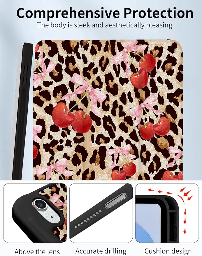 Brown Leopard 4 & Pink Bow 2