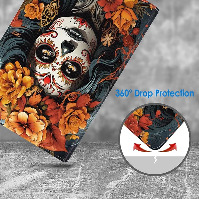 Sugar Skull Girl Flowers
