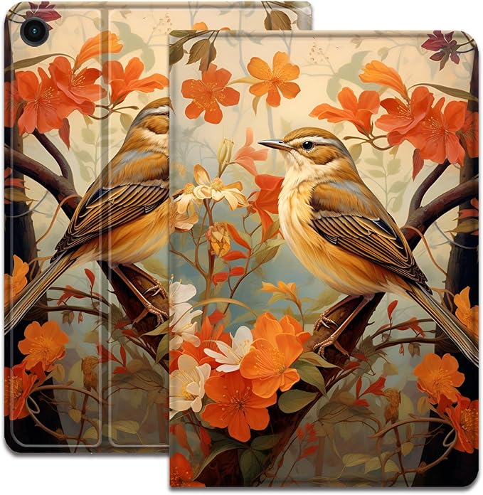 Larks Among Flowers