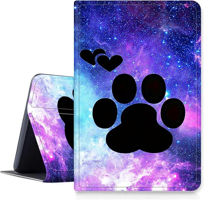 DIGTIALLL Case for iPad Air 5th/4th Generation (2022/2020 Release) 10.9/iPad Pro 11 2022/2021/2020 Release PU Leather Smart Premium Stand Protective Cover with Auto Sleep/WakeDog Paw Print