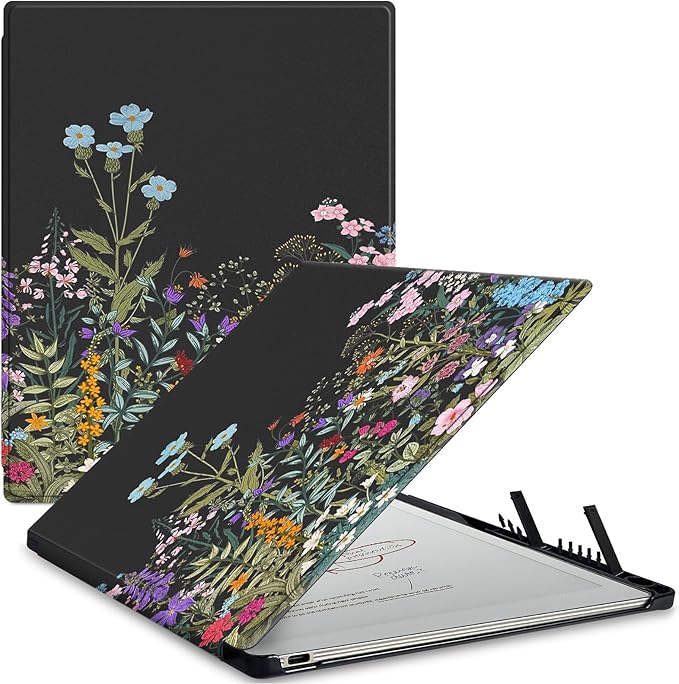 Case for Remarkable Paper Pro Tablet 11.8 (Released in 2024) Hard Back Shell Protective Book Folio Cover with Built-in Pen Holder with Auto Sleep/Wake Function.