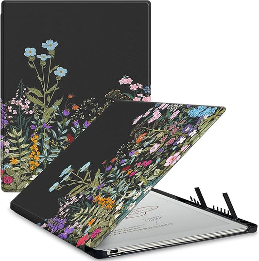 Case for Remarkable Paper Pro Tablet 11.8 (Released in 2024) Hard Back Shell Protective Book Folio Cover with Built-in Pen Holder with Auto Sleep/Wake Function.