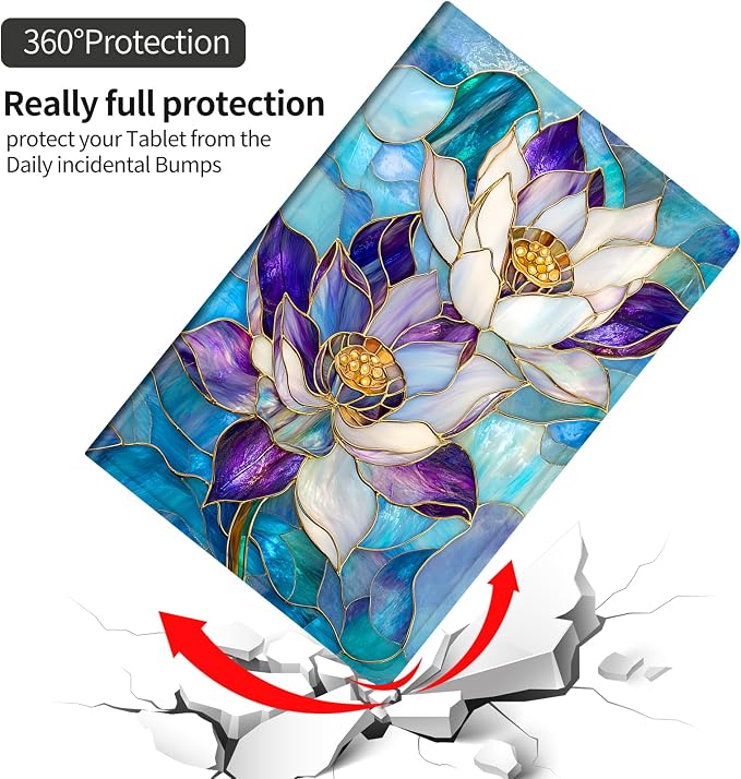 Purple Blue Lotus Flower
