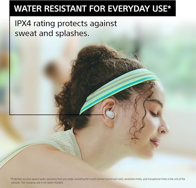 Sony LinkBuds Fit Truly Wireless Noise Canceling Earbud Headphones Small &amp Light with Newly Developed Air Fitting Supporters Pink