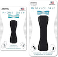 LoveHandle Duo Grip for Smartphone and Tablet - Black Elastic Strap wih Black Base Original Grip + XL Grip