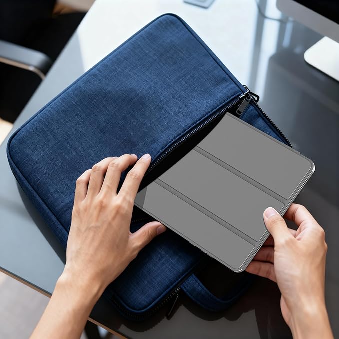 for Samsung Galaxy Tab S11 Tablet CaseMagnetic Split Acrylic Case– with Pen SlotPU Leather Material Detachable StandSlim Protective Cover for S11Shockproof &amp Scratch-ResistantLightweight[Gra