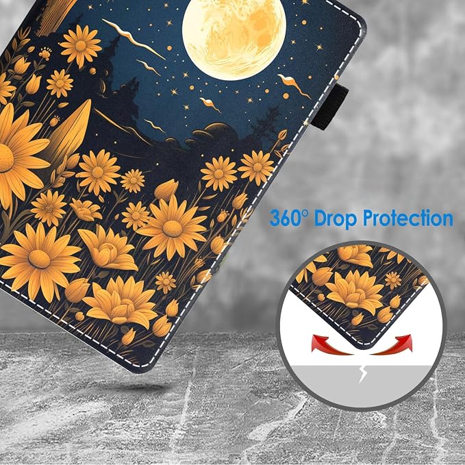Daisy Garden Under The Moon