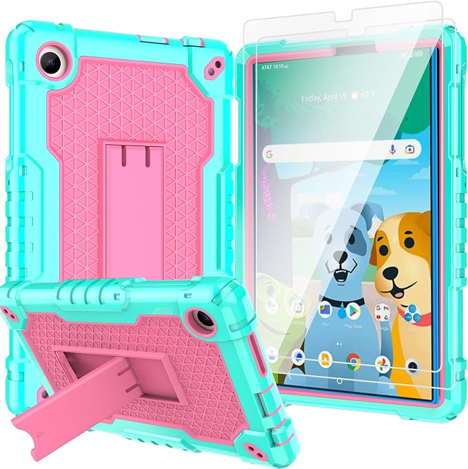 Green/Pink+2 PCS Glass
