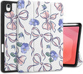 DONGKE Case for Samsung Galaxy Tab S11 5G 11 2025 Model (SM-X730/X736B) Slim Lightweight Trifold Stand Cover with S Pen Holder Auto Sleep/Wake Soft TPU Shockproof Back Pansies Flower