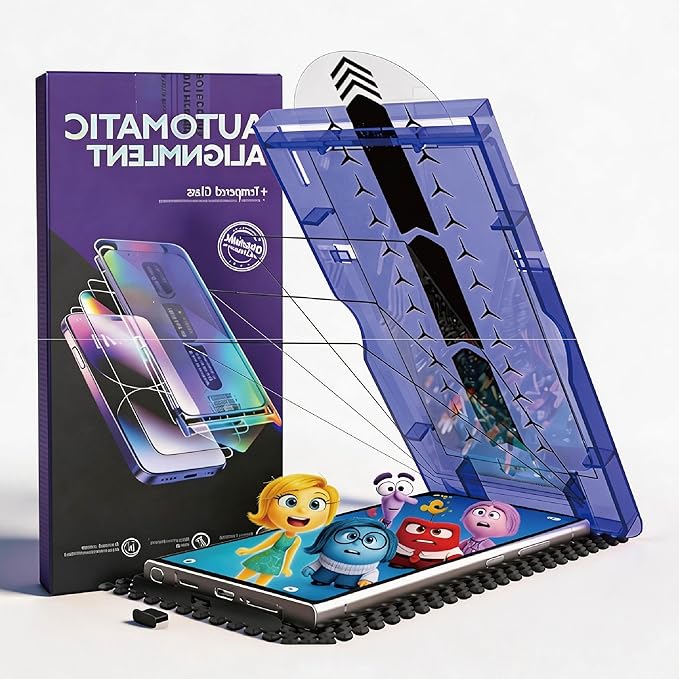 3 Pack for Galaxy S25 Ultra [6.9 Inch] Screen Protector Tempered Glass 9H Glass for S25 Ultra Screen Protector Fast Alignment Tool Case Friendly Scratch Resistant Bubble Free