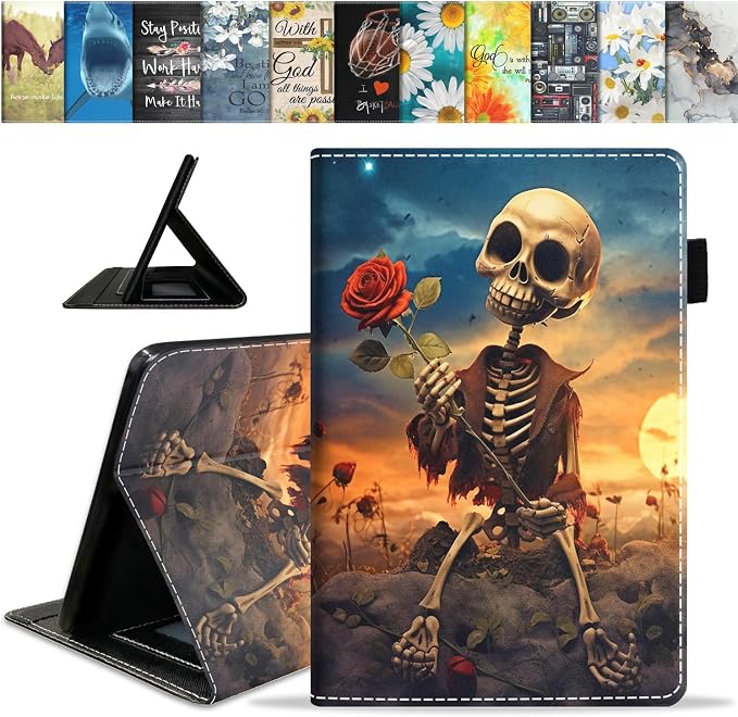 Funny Skull and Rose
