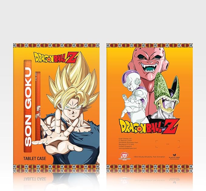Head Case Designs Officially Licensed Dragon Ball Z Piccolo Saiyan Arc Characters Leather Wallet Case Compatible with Apple iPad Air 2 (2014)