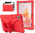 YEMENGHUA Heavy Duty Protection Compatible with Samsung Galaxy Tab S5e 10.5 (2019) SM-T720Lightweight EVA Kid Friendly Shockproof Protective CaseShoulder Strap Case Butterfly Kids Case(Vermelho)