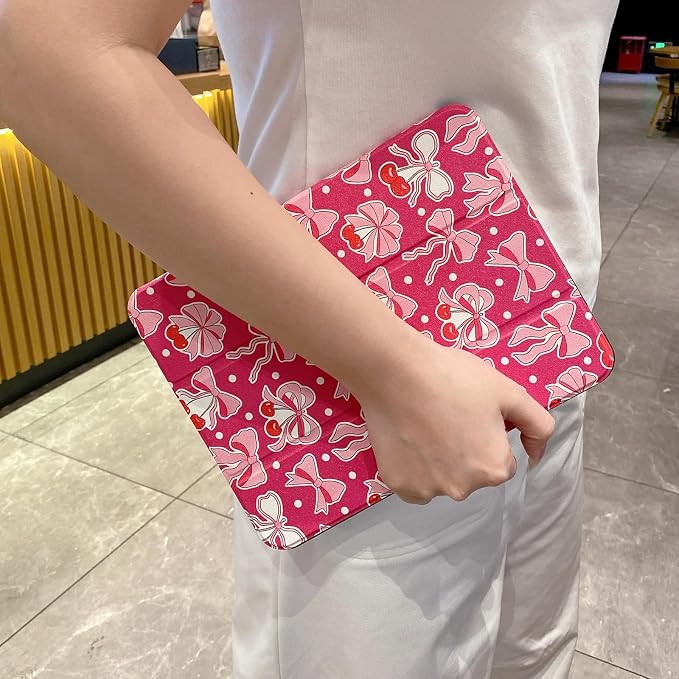 Hot Pink Cherry Bow