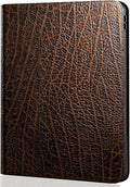 Gexmil Case for iPad mini 7.9 Inch5th/4th/3rd/2nd/1st Generation(2019/2015/2014/2013/2012) Genuine Leather Cover Anti SlipCowhide Folio Cover Auto Sleep/Wake with Adjustable StandBuffalo Pattern
