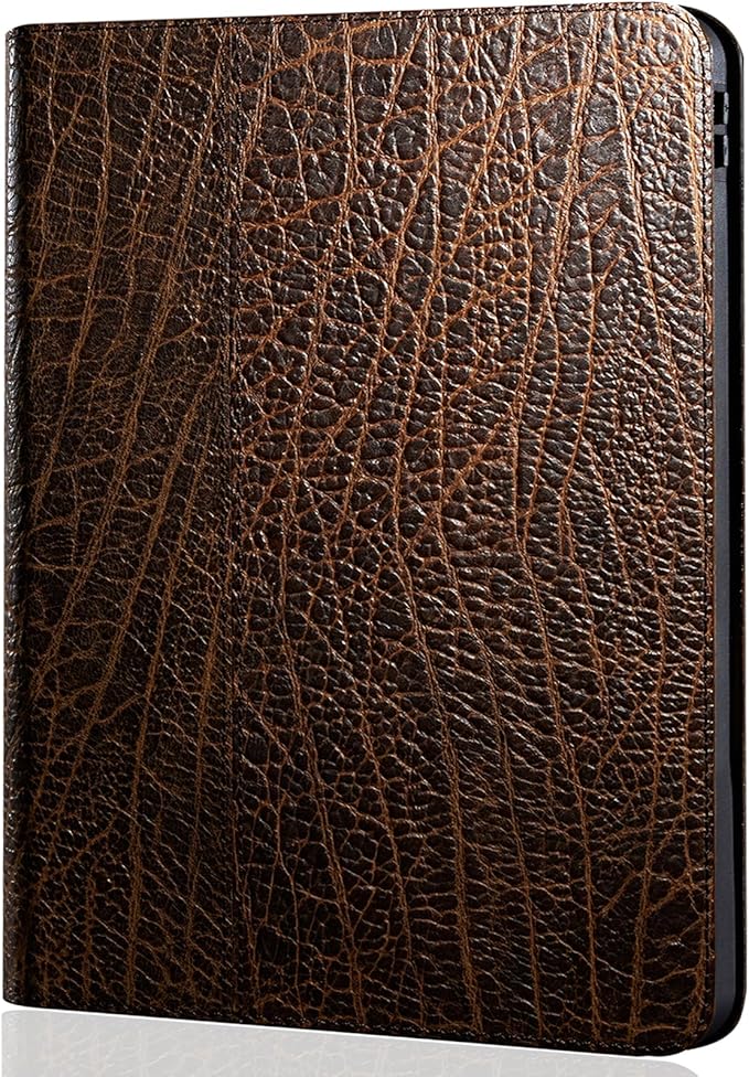 Gexmil Case for iPad mini 7.9 Inch5th/4th/3rd/2nd/1st Generation(2019/2015/2014/2013/2012) Genuine Leather Cover Anti SlipCowhide Folio Cover Auto Sleep/Wake with Adjustable StandBuffalo Pattern