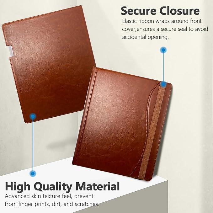 E NET-CASE Case for Remarkable 2 Tablet 10.3 inch (2020 Released) - New Business Design Upgraded Leather Cover for Remarkable 2 Digital Paper with Stand &amp Pen Holder (Brown)
