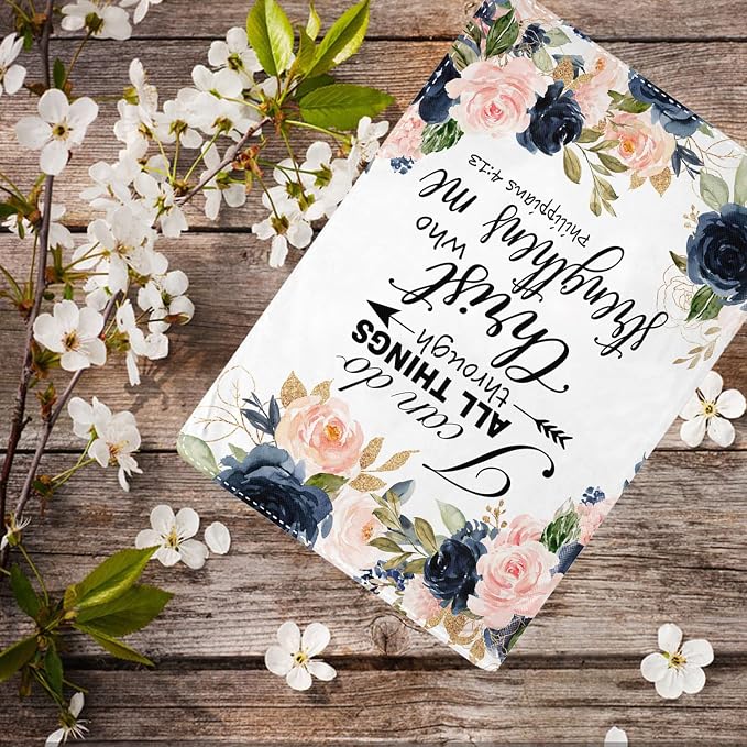 Bible Phil 4-13 Floral