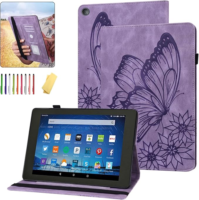 08# Flower Butterfly Purple