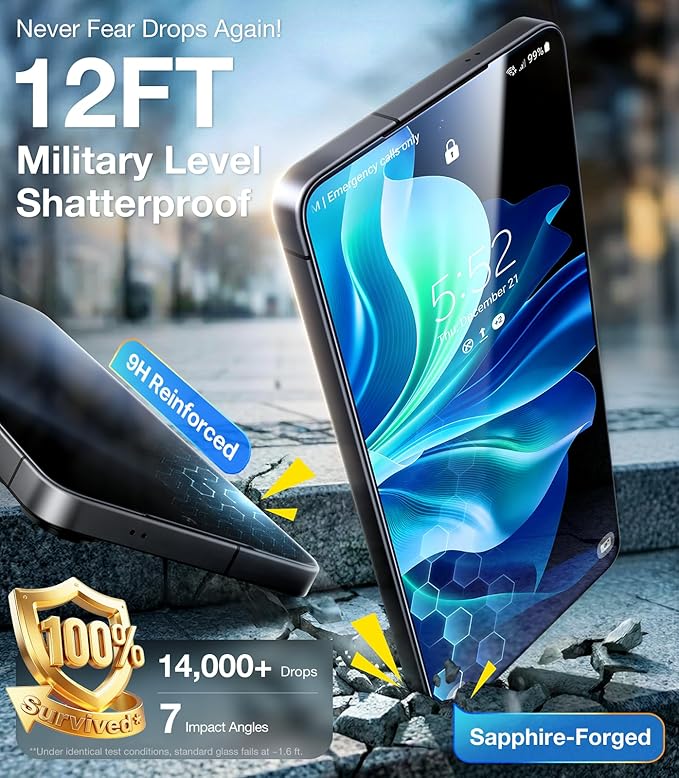 UltraGlass TOP 9H+ Armor for Samsung Galaxy S26 Ultra Privacy Screen Protector [NO.1 Military Grade Shatterproof] Galaxy S26 Ultra Screen Protector Privacy Glass S26ultra [100% Anti-Spy] 2 Pack