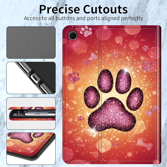 Glitter Dog Paw Print