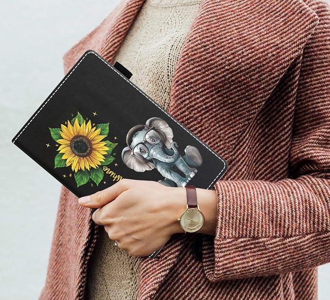 Elephant and Sunflower