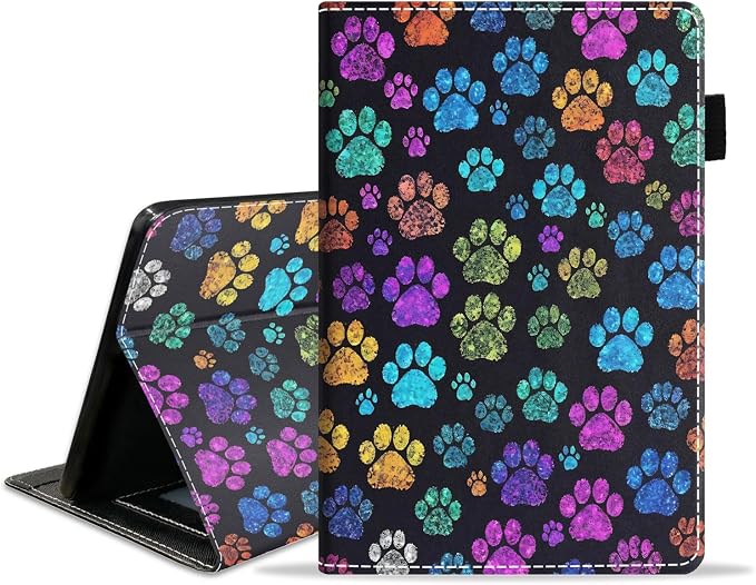 Colorful Dog Paw Print