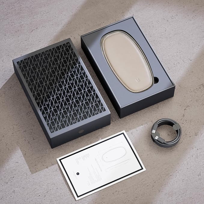 Lunar Sahara Tan Beige Leather Chrome Plated Brass