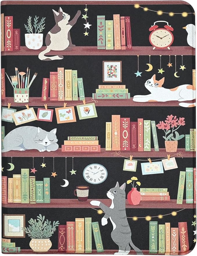 Cat on Bookshelf