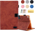 Smart Case for Fire HD 8 (8th/7th/6th Generation-Old Model) Techcircle Soft PU Leather Magnetic Flip [Auto Wake Sleep] Wallet Cover for Kindle Fire HD 8-inch Tablet (2018/2017/2016 Release) Brown