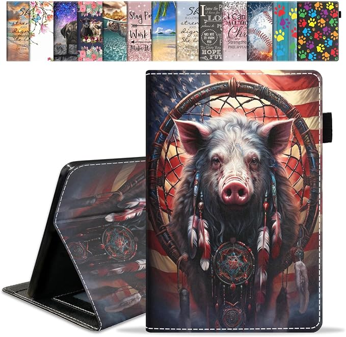 American Flag Dreamcatcher Pig