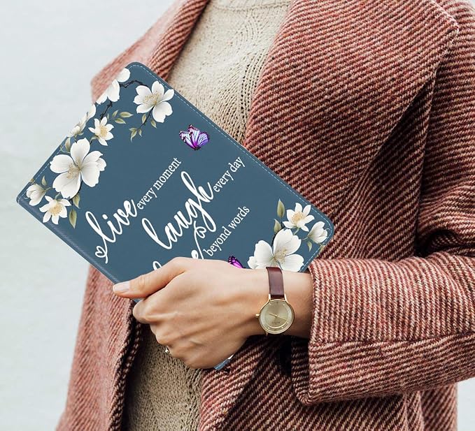Floral Quote Live Laugh Love