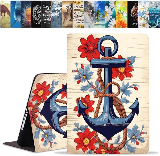 Nautical Anchor and Flowers