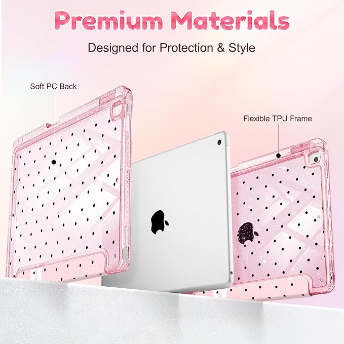 Bow Polka Dot-Pink